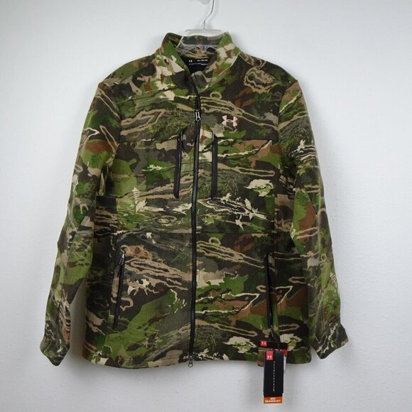 Under Armour UA Hunting Jacket Stealth Mid-Season Wool Scent Control Women 2XL - Picture 1 of 16